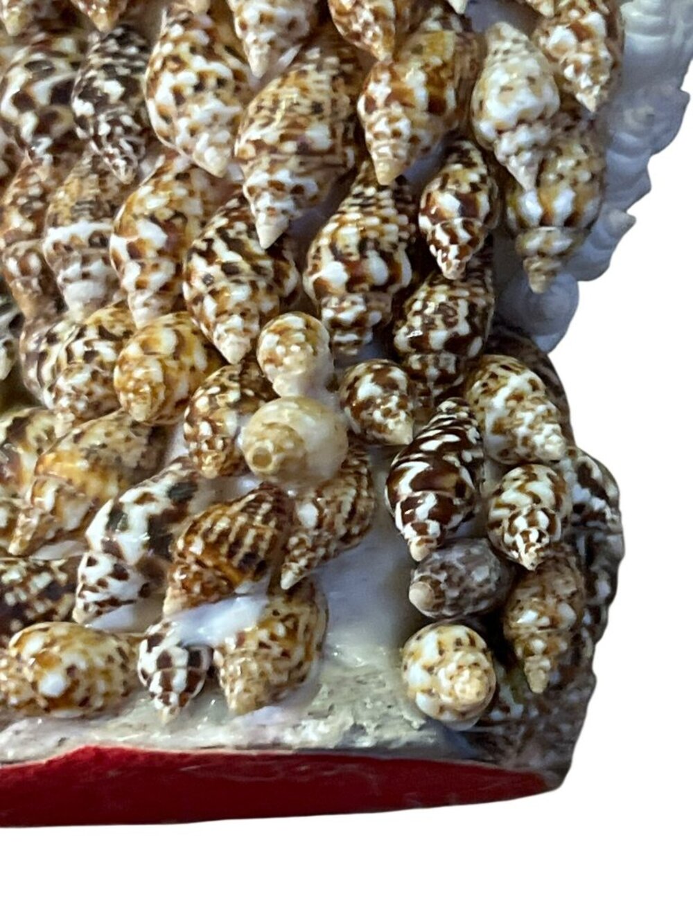 Handmade Seashell Owl & Dog Figurines Set Vintage Folk Art Used - Picture 12 of 16
